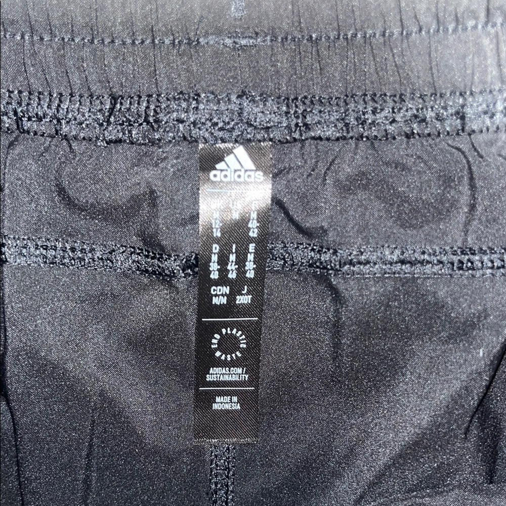 Adidas Classic Black Athletic Pacer Shorts NWT - Picture 6 of 12